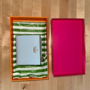 Kate Spade Blue Clasp Wallet